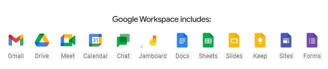 google workspace includes